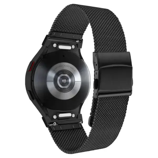m111.mb Black StrapsCo Pro Mesh Stainless Steel Watch Band Strap for Apple Samsung Galaxy Watch 6 and 7