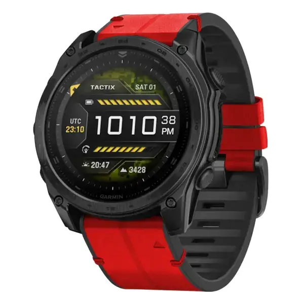 t8.g.r65a.6 Main Blaze StrapsCo Leather Hybrid Strap QuickFit 26 Watch Band for Garmin Tactix 8 – 51mm