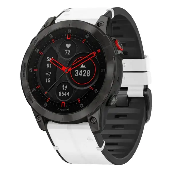 ep2.g.r73a.22 Main Arctic StrapsCo Leather Hybrid Strap QuickFit 22 Watch Band for Garmin Epix Gen 2