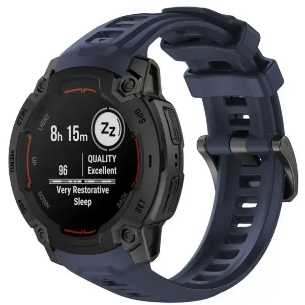 g.r84.5a 45 Main Midnight Blue StrapsCo PrecisionFit Watch Band Strap for Garmin Instinct E Smartwatch 40mm 45mm