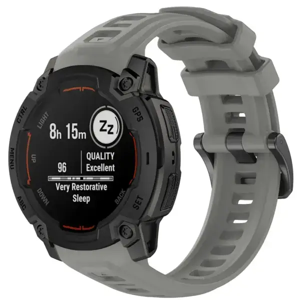 g.r84.7a 45 Main Space Grey StrapsCo PrecisionFit Watch Band Strap for Garmin Instinct E Smartwatch 40mm 45mm