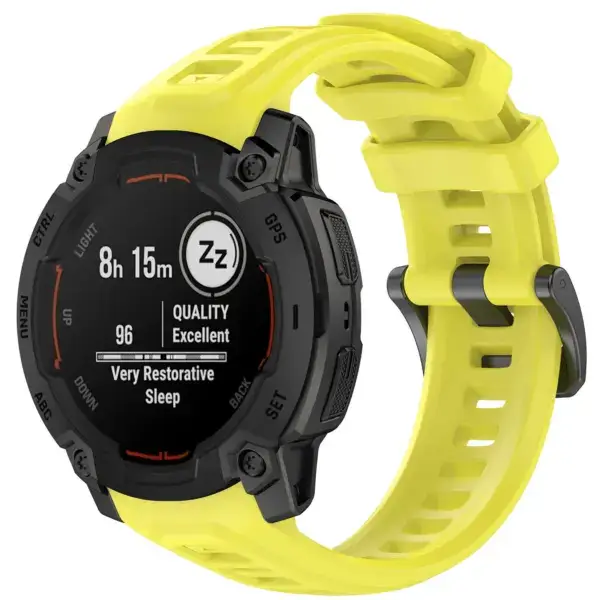 g.r84.10 45 Main Yellow StrapsCo PrecisionFit Watch Band Strap for Garmin Instinct E Smartwatch 40mm 45mm