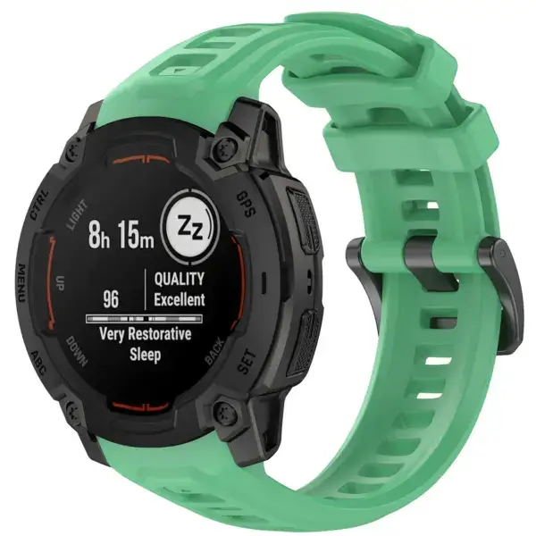 g.r84.11 45 Main Green StrapsCo PrecisionFit Watch Band Strap for Garmin Instinct E Smartwatch 40mm 45mm
