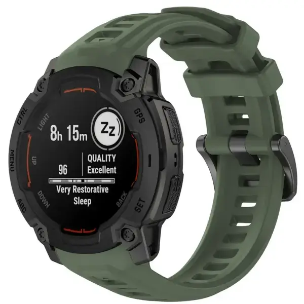 g.r84.11a 45 Main Forest Green StrapsCo PrecisionFit Watch Band Strap for Garmin Instinct E Smartwatch 40mm 45mm