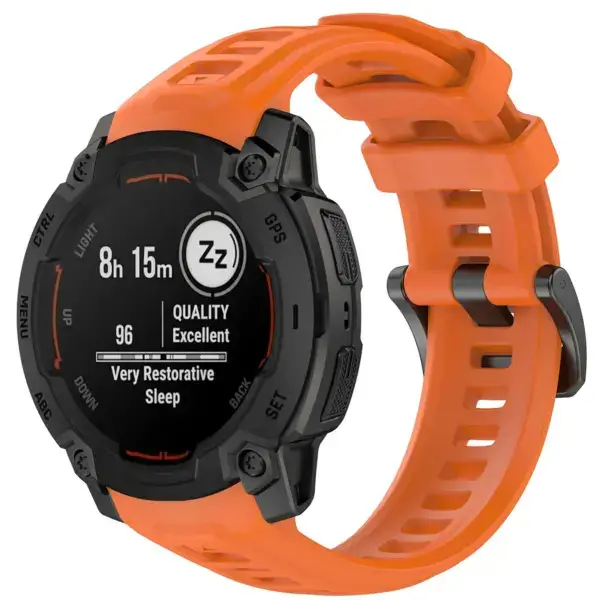 g.r84.12a 45 Main Dark Orange StrapsCo PrecisionFit Watch Band Strap for Garmin Instinct E Smartwatch 40mm 45mm