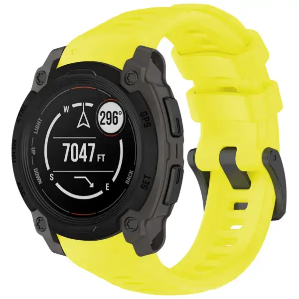 g.r84.10 40 Main Yellow StrapsCo PrecisionFit Watch Band Strap for Garmin Instinct E Smartwatch 40mm 45mm