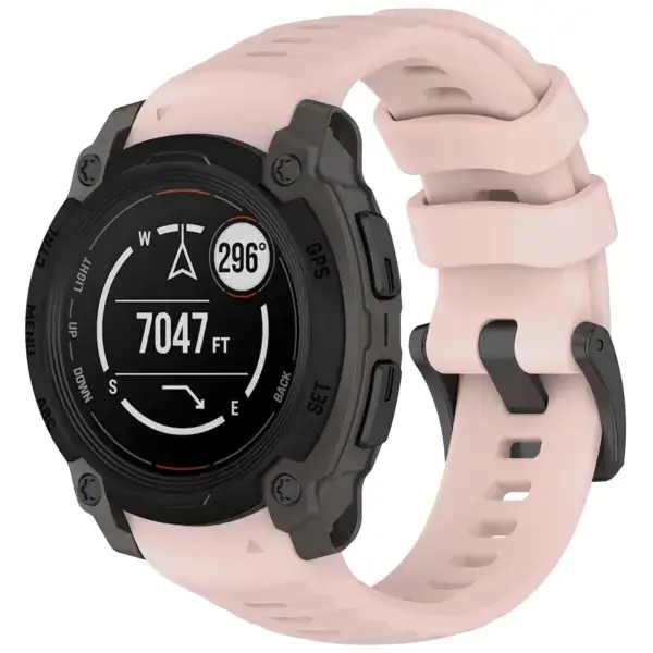 g.r84.13 40 Main Pink StrapsCo PrecisionFit Watch Band Strap for Garmin Instinct E Smartwatch 40mm 45mm