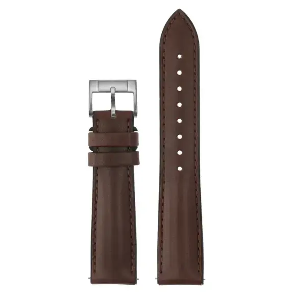 fk31.2 Up Cigar DASSARI Leather FKM Hybrid Watch Band Strap 19mm 20mm 21mm 22mm 23mm 24mm