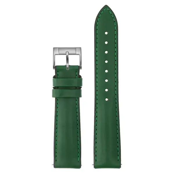 fk31.11 Up Moss DASSARI Leather FKM Hybrid Watch Band Strap 19mm 20mm 21mm 22mm 23mm 24mm