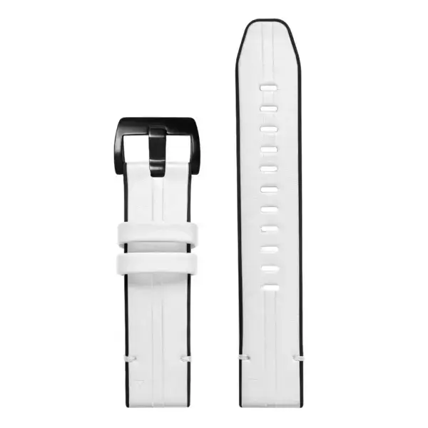 g.r73a.22 Up Arctic StrapsCo Leather Hybrid Strap QuickFit 22 Watch Band for Garmin Watch