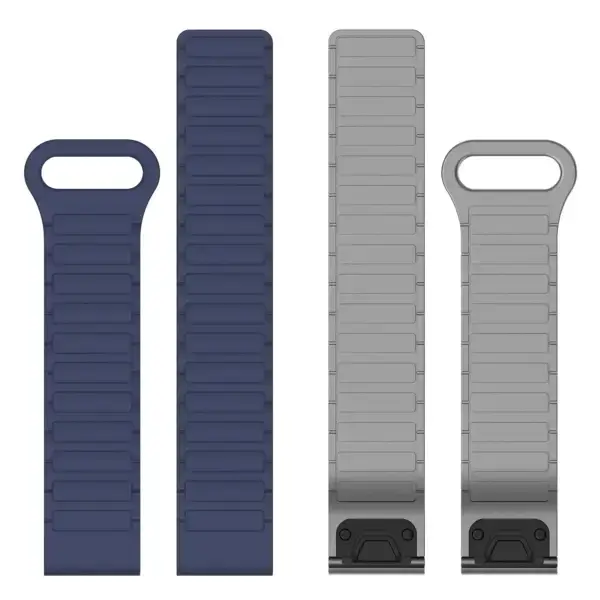 g.r88.5.7 Up Midnight & Grey StrapsCo MagLoop Active Watch Band Strap for Garmin QuickFit 20 22 26