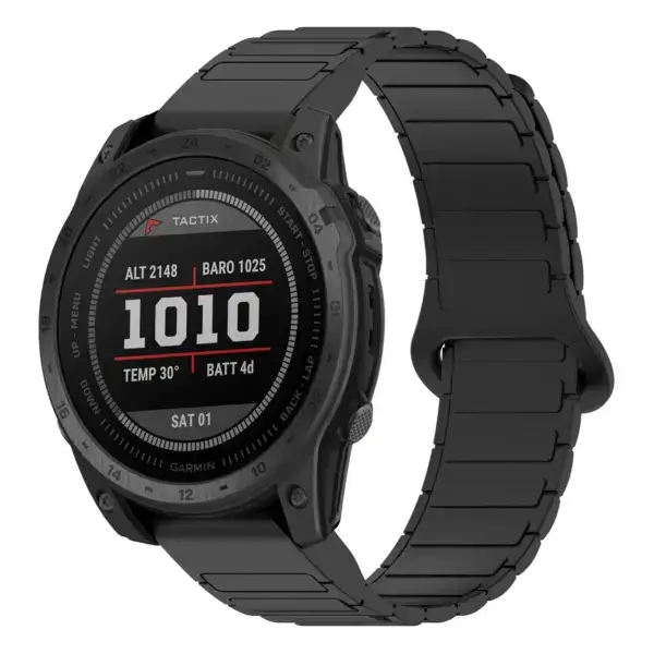 t7.g.r88.1 Main Black StrapsCo MagLoop Active Watch Band Strap for Garmin Tactix 7