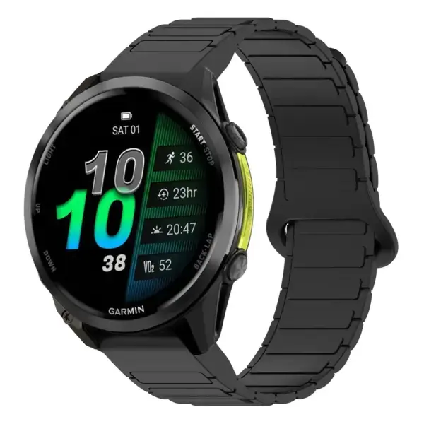 f970.g.r88.1 Main Black StrapsCo MagLoop Active Watch Band Strap for Garmin Forerunner 970