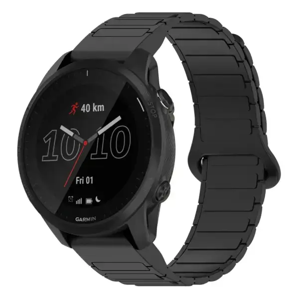 f945.g.r88.1 Main Black StrapsCo MagLoop Active Watch Band Strap for Garmin Forerunner 945