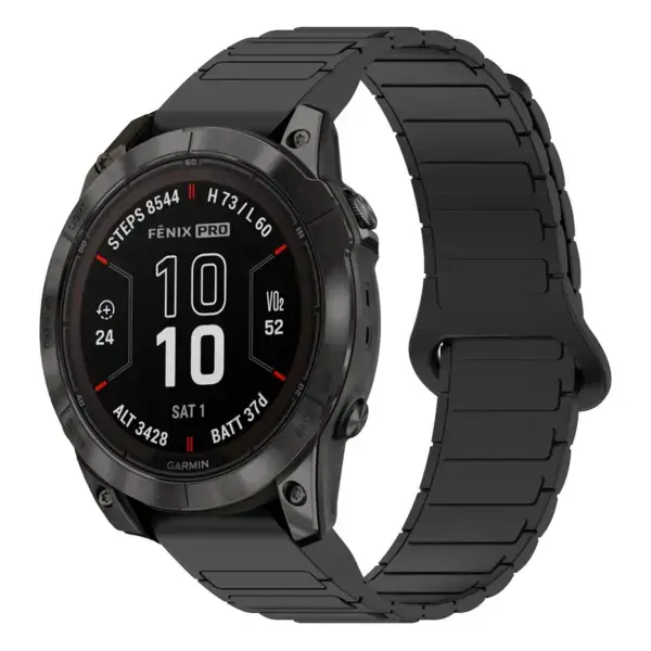f7x.g.r88.1 Main Black StrapsCo MagLoop Active Watch Band Strap for Garmin Fenix 7X & 7X Pro