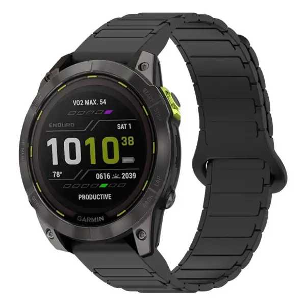ed3.g.r88.1 Main Black StrapsCo MagLoop Active Watch Band Strap for Garmin Enduro 3