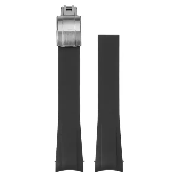 fk32.1.bs Up Black (Brushed Silver) StrapsCo Fitted CTS Watch Band Strap for Tudor Black Bay 58 20mm