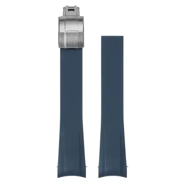 fk32.5.bs Up Blue (Brushed Silver) StrapsCo Fitted CTS Watch Band Strap for Tudor Black Bay 58 20mm