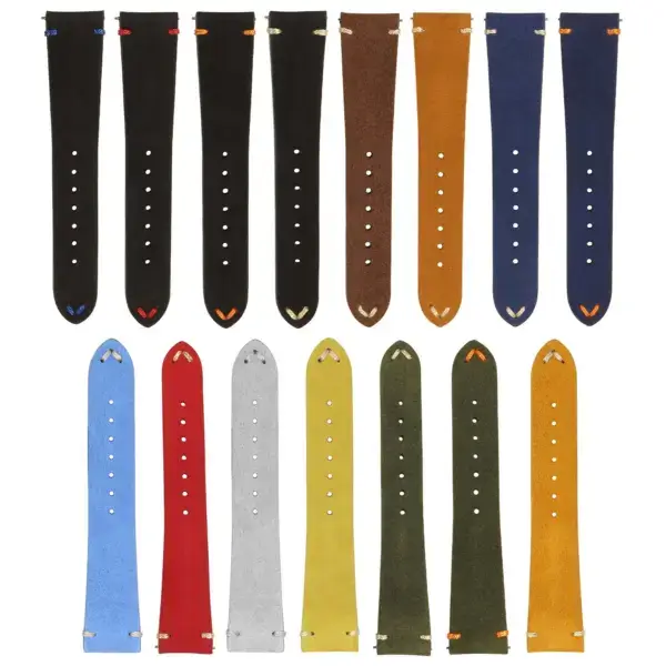 st28 All Colors StrapsCo Suede Leather Watch Band Strap