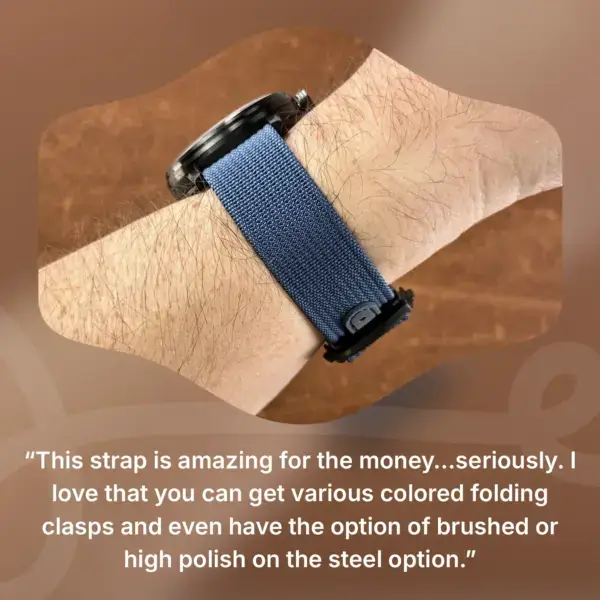 nt16 Review StrapsCo One Piece Explorer Watch Band Strap with Deployant Clasp 18mm 20mm 22mm