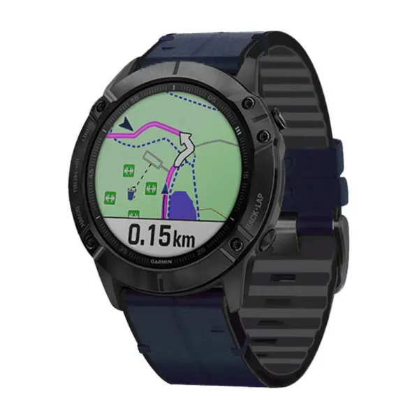 Leather Hybrid Strap for Garmin Instinct, featuring a stylish design that combines durability and comfort, perfect for both outdoor activities and everyday wear