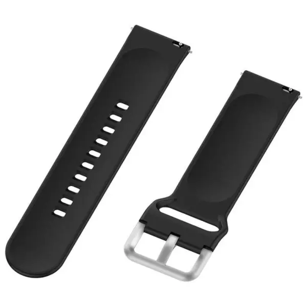 Black Endurance Strap designed for Garmin Forerunner 265, featuring a durable design and adjustable fit for comfort during workouts and daily wear. Ideal for active lifestyles
