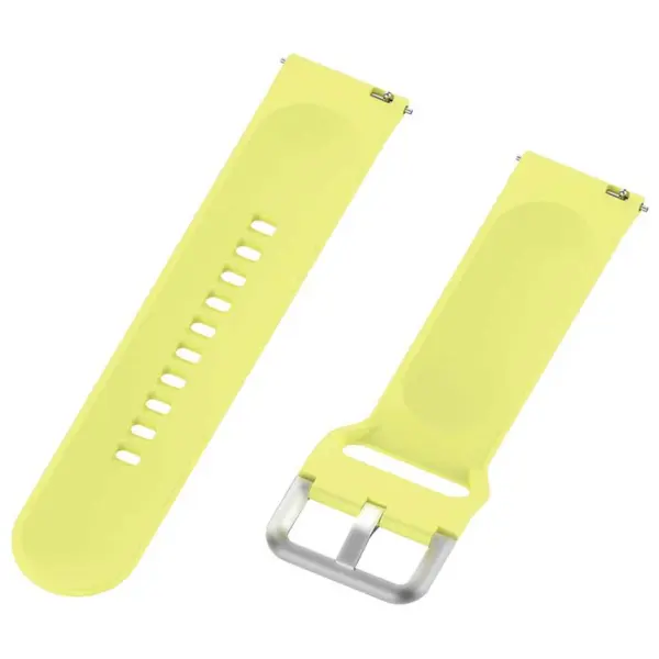 Bright yellow Endurance Strap designed for Garmin Forerunner 265, featuring a durable design and adjustable fit for comfortable wear during workouts and activities