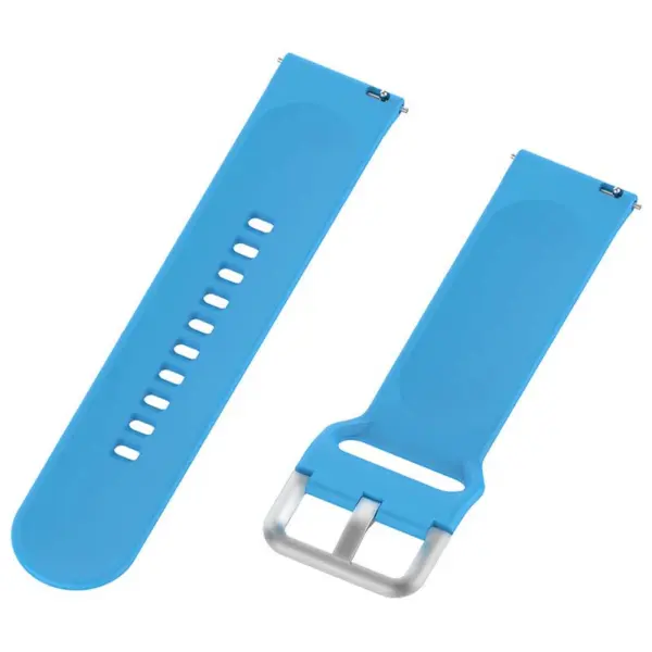 Blue Endurance Strap designed for Garmin Forerunner 265, featuring a durable design and adjustable fit for comfort during workouts and activities
