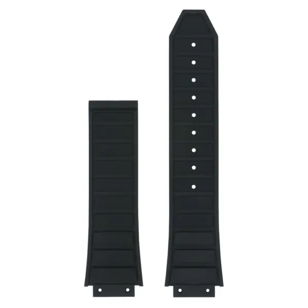 r.hb3 .1.nb Up Black No Clasp StrapsCo Silicone Rubber Watch Band Strap For Hublot Big Bang