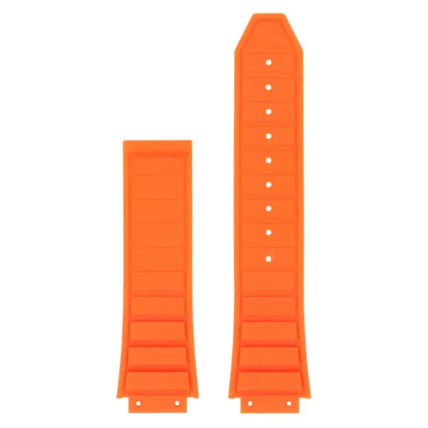 r.hb3 .12.nb Up Orange No Clasp StrapsCo Silicone Rubber Watch Band Strap For Hublot Big Bang