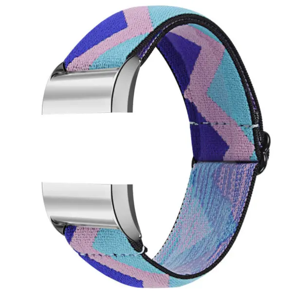 fb.ny21.a Main Azure StrapsCo Elastic Nylon Watch Band Strap for Fitbit Charge 2