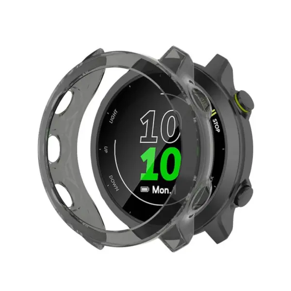 g.pc63.1 Black StrapsCo Protective Case For Garmin Forerunner 55