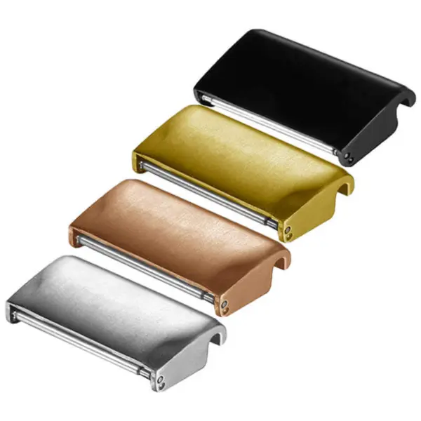 Strap adapters for Garmin MARQ Gen 2 in four colors: black, gold, bronze, and silver. Perfect for customizing your smartwatch style and enhancing its functionality