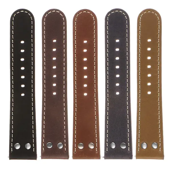 Ds14 All Color DASSARI Vintage Leather Watch Strap Apple Watch
