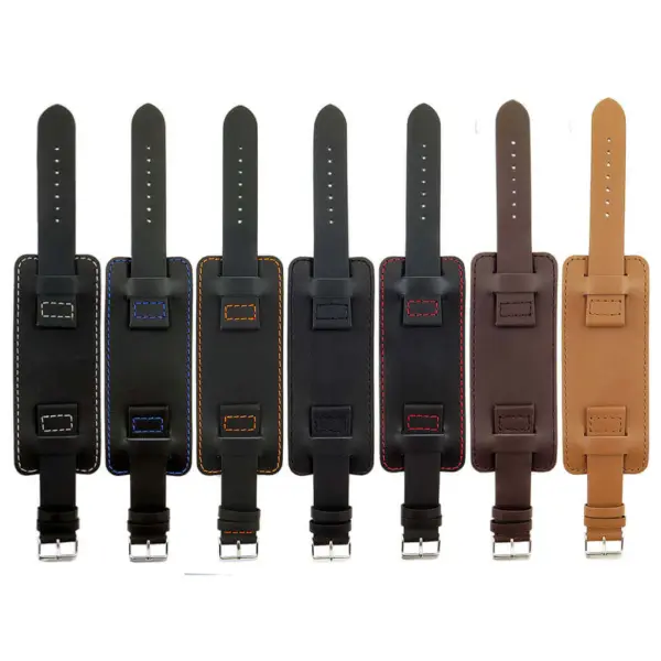 DASSARI Leather Cuff Strap All Colors P616