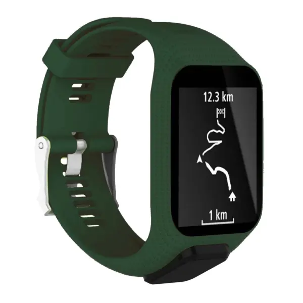 Tt.r2.11a TomTom Runner 2 3 Sport GPS Strap In Army Green