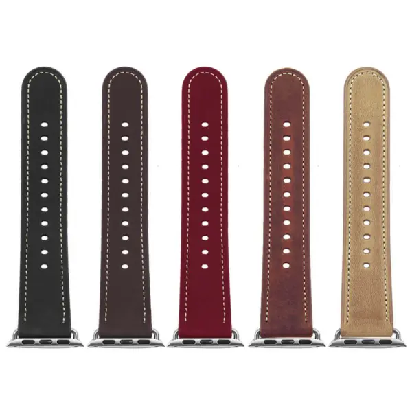 DASSARI Vintage Leather Strap For Apple Watch