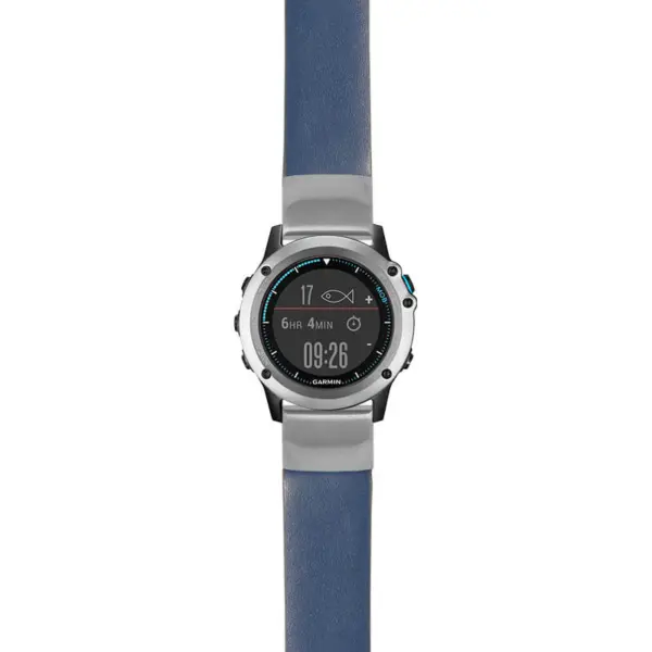 g.qtx3.st24 Main Blue StrapsCo Heavy Duty Leather Watch Band Strap 22mm