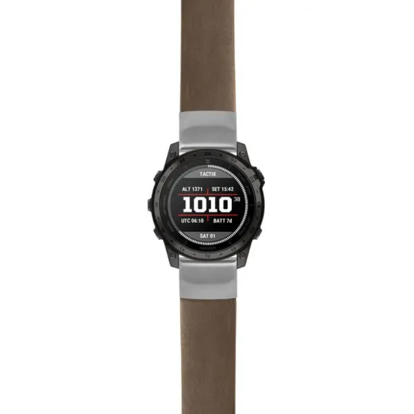 g.t7.st24 Main Brown StrapsCo Heavy Duty Leather Watch Band Strap 22mm