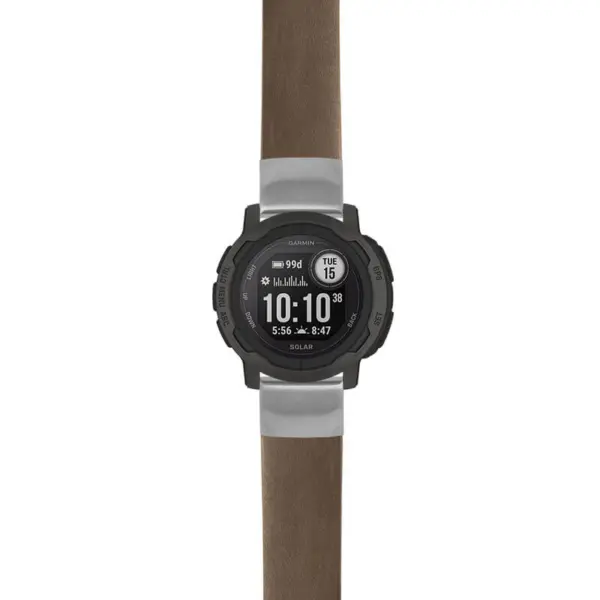 g.i2.st24 Main Brown StrapsCo Heavy Duty Leather Watch Band Strap 20mm