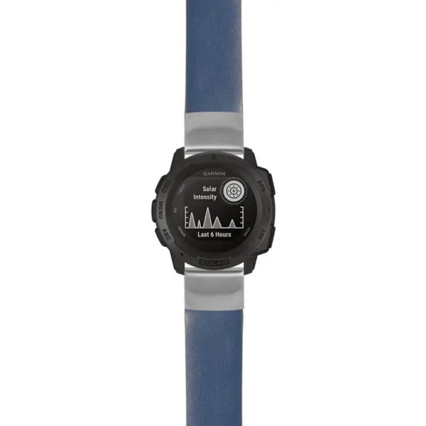 g.i.st24 Main Blue StrapsCo Heavy Duty Leather Watch Band Strap 20mm