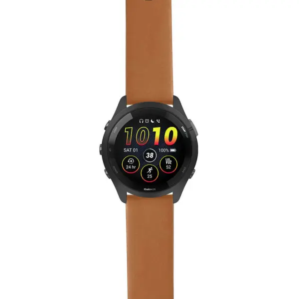 g.f265.st24 Main Tan StrapsCo Heavy Duty Leather Watch Band Strap 20mm