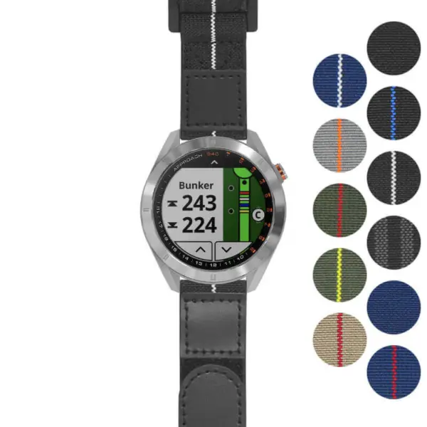 Discover the Hook & Loop Explorer Strap for Garmin Approach S40. This durable, stylish watch band offers comfort and versatility for all your adventures. Perfect for golf enthusiasts!