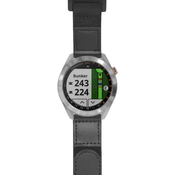 g.as40.nt13 Main Black StrapsCo Hook and Loop Explorer Watch Band Strap Nylon Velcro NATO 20mm