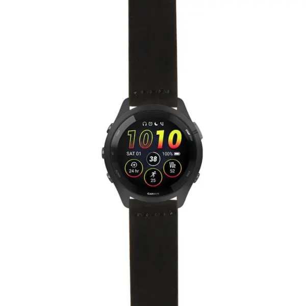 g.f265.st29 Main Black StrapsCo Heavy Duty Suede Watch Strap 20mm