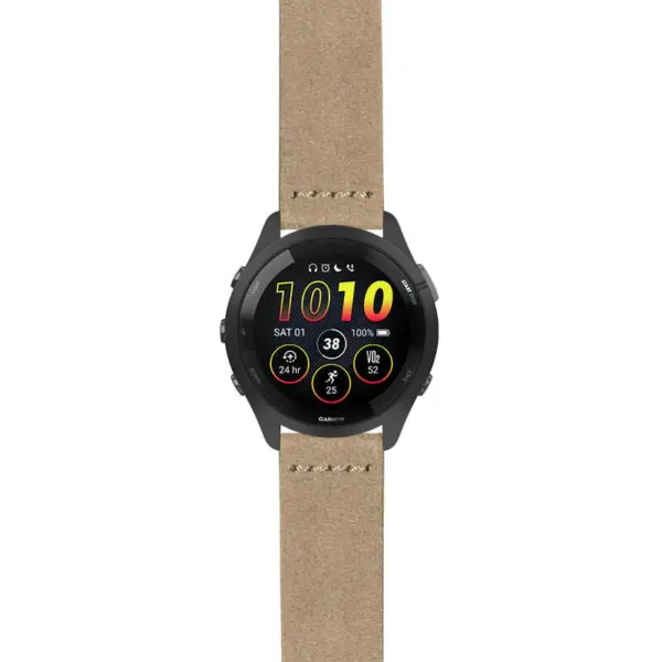 g.f265.st29 Main Grey StrapsCo Heavy Duty Suede Watch Strap 20mm