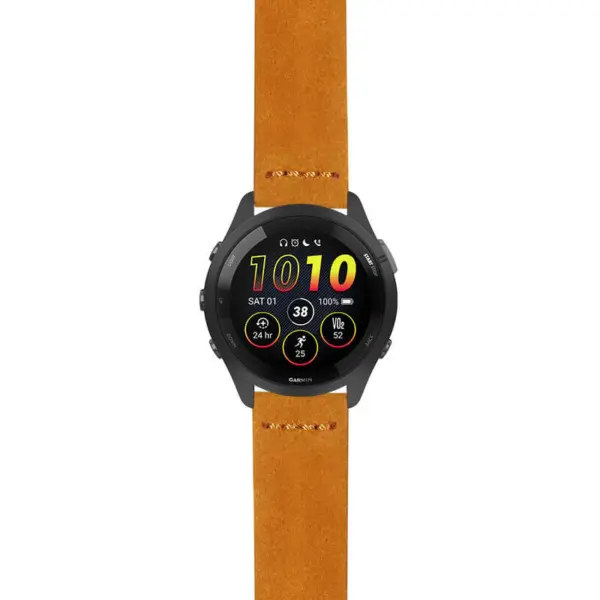 g.f265.st29 Main Tan StrapsCo Heavy Duty Suede Watch Strap 20mm