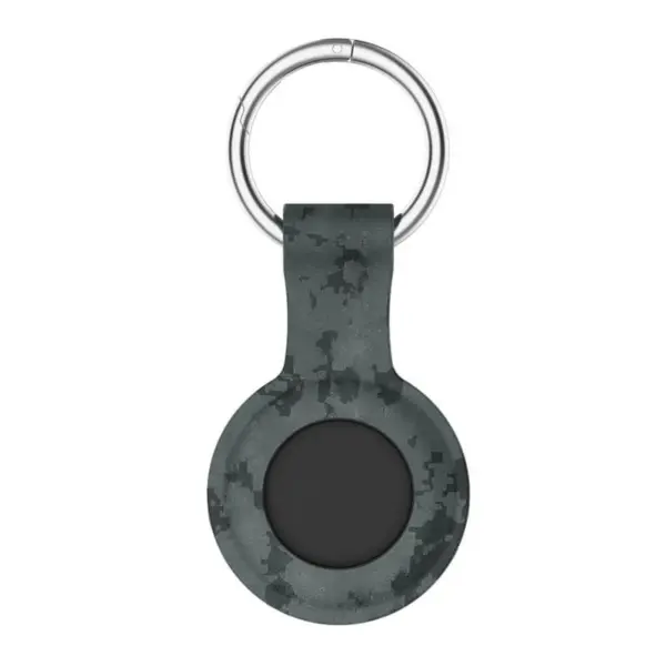 a.at9 .7 Main Concrete StrapsCo Silicone Rubber Pattern Keyring Holder for Apple AirTag