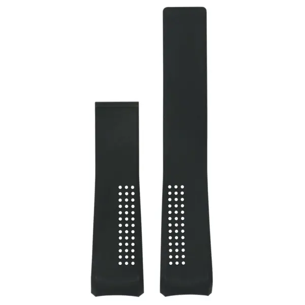 r.tag3 .1.nb Up Black No Clasp StrapsCo Silicone Rubber Watch Band Strap For Tag Heuer Carrera Calibre