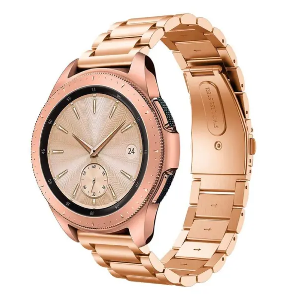 S.m8.rg.20 Main Rose Gold StrapsCo Stainless Steel Watch Band Strap Compatible With Samsung Galaxy Watch, Galaxy Watch Active & Gear